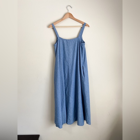 Hatch Chambray Midi Dress Jumper - Picture 6 of 7